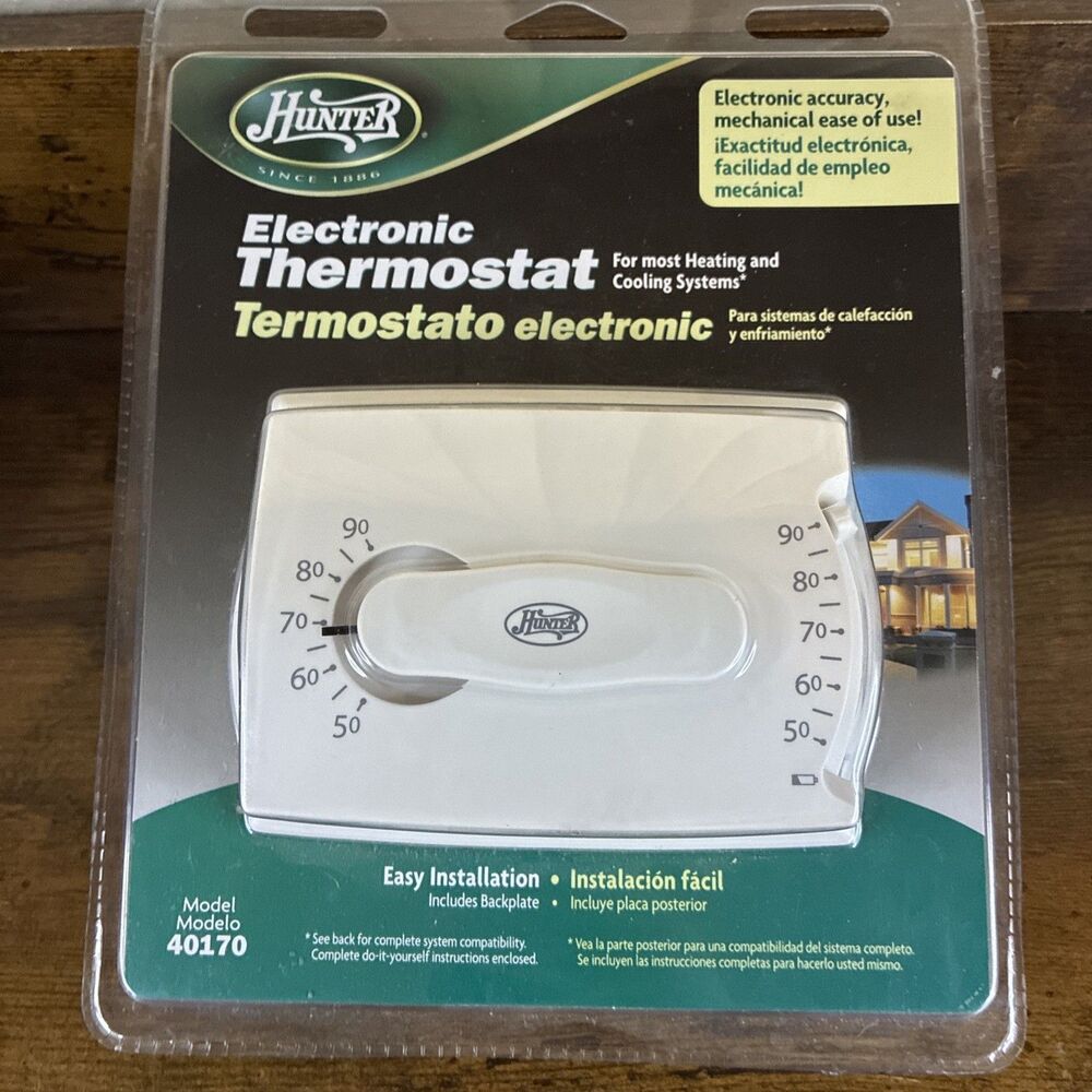 Hunter Electronic Thermostat Heating Cooling Systems 40170